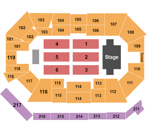Frontwave Arena Theo Von Seating Chart